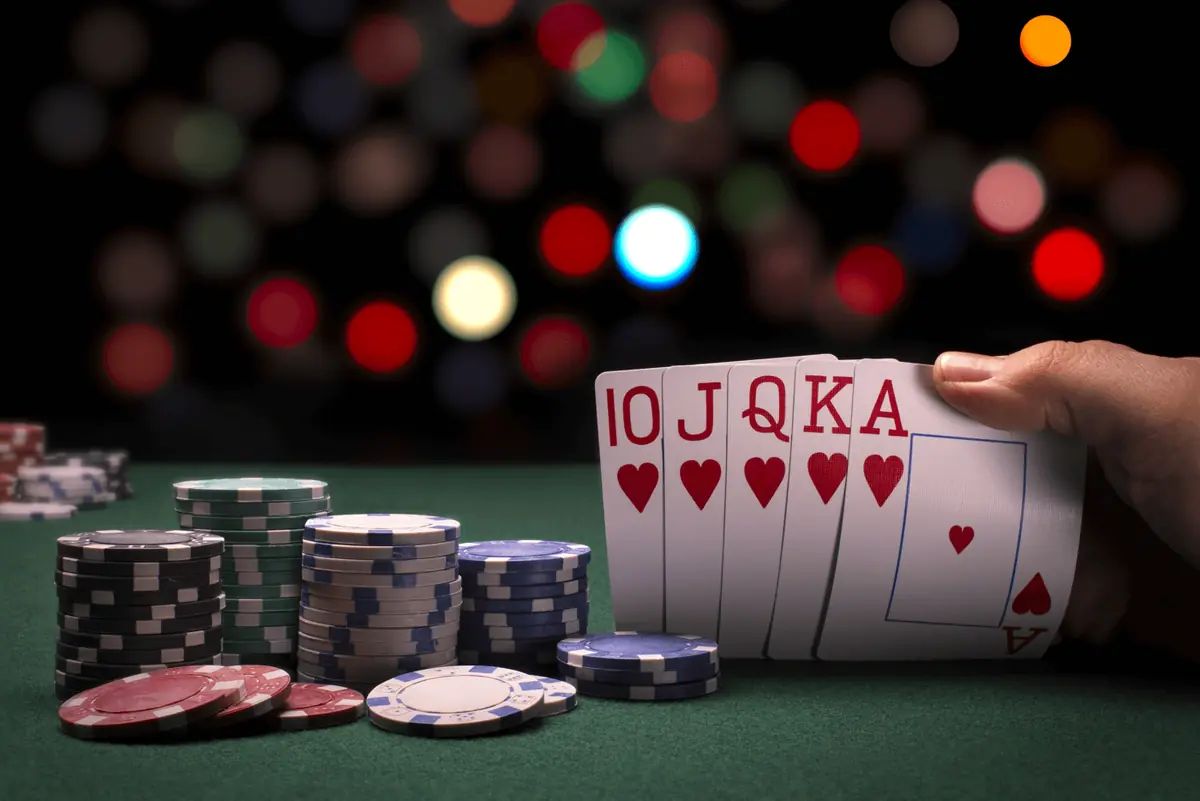 Wolfy poker game